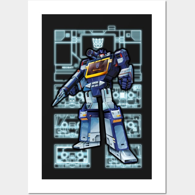 Masterpiece Soundwave Wall Art by Draconis130